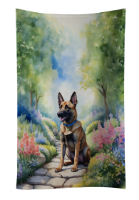 Belgian Malinois Spring Garden Kitchen Towel