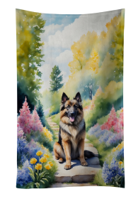 Belgian Tervuren Spring Path Kitchen Towel