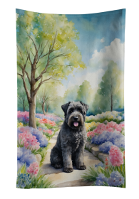 Bouvier des Flandres Spring Path Kitchen Towel