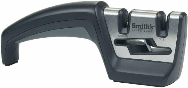 Smith's Deluxe Pull-Thru Knife & Scissor Sharpener Left and Right Hand