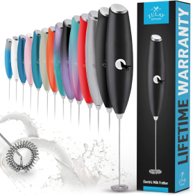 Classic Milk Frother With Stand (Color: WLFMB)