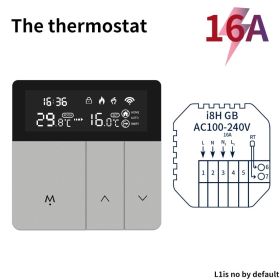 Tuya WiFi Smart Thermostat APP Remote Alexa Alice Home Temperature Controller 11V 220V Electric Heating Smart Life (Color: 16A Electric Heating)